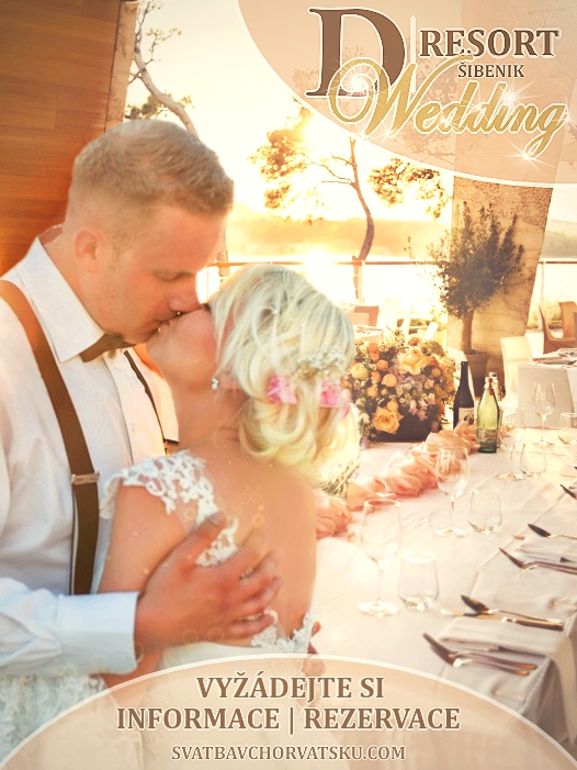 Svatba v Chorvatsku - Šibenik - cena luxusní romantické svatby